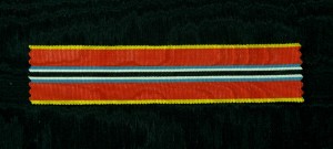 #ORRO025 - Romania, ribbon for Jubilee of Carol I 1906 Anniversary Medal 