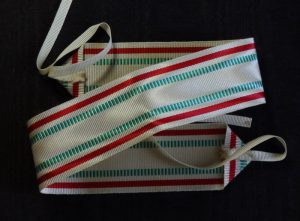#BG024 - Order of red cross, ribbon for Commander’s neck decoration